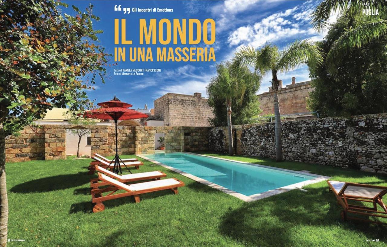 Masseria Delle Pecore Specchia Eksteriør billede